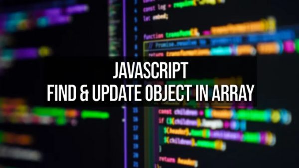 Update and Find Objects in a Javascript Array